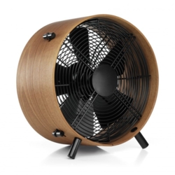 Electric fan in a wooden case