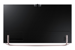 Super-slim TV in copper colored frame