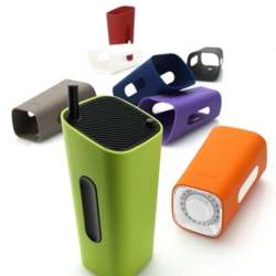Smart portable radio in orange