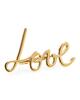 Golden "Love" ring