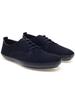 Dark blue suede shoes for men